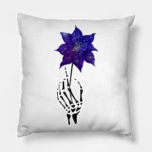 Flower and bones Pillow