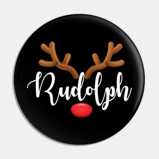 Most Likely To Try Ride Rudolph Funny Couples Christmas Pin