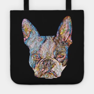 Boston Terrier Face Tote