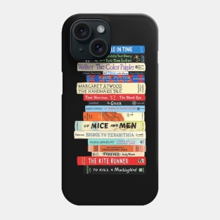 Banned Books Stack Phone Case