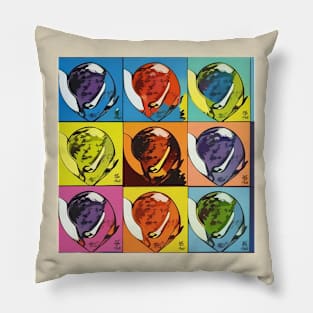 Andy Warhol Inspired Ai Art Pillow