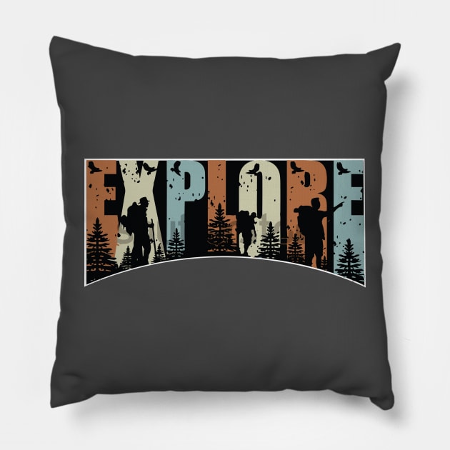 Explore the world Pillow by tee-sailor