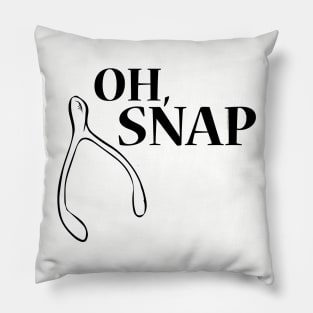 Oh, Snap Turkey Wishbone Pillow