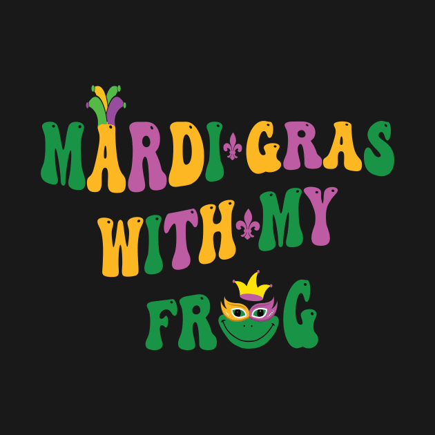 Mardi Gras With My Frog by Salahboulehoual