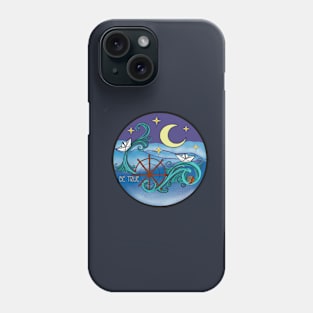 Art Nouveau Inspired Nautical Design Phone Case