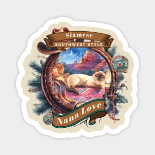 Sedona Cat Southwest Style Nana Love 5AZ Magnet