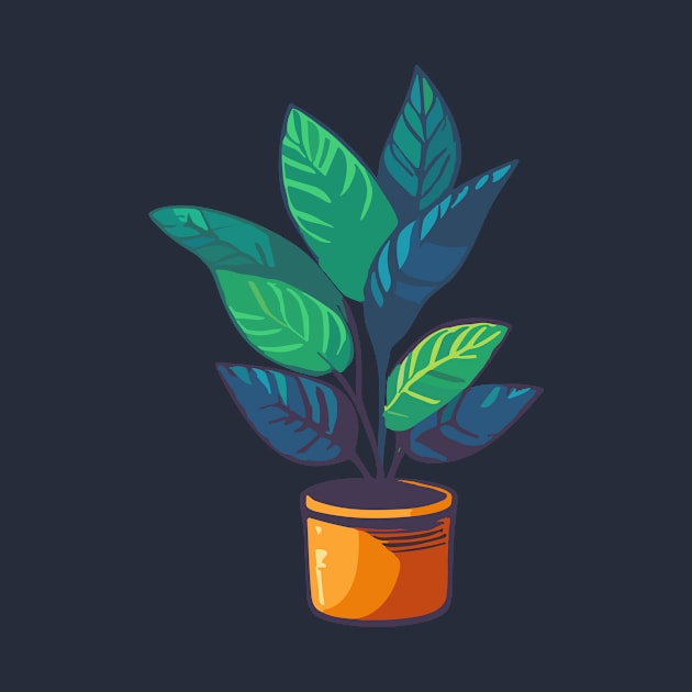 potted plant by Rockave Design