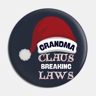 Grandma Claus Rebel Chic Pin