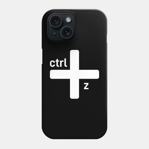 ctrl z Phone Case by engr.nick