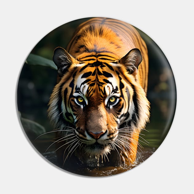 Tiger Animal Wildlife Photography Pin by Art-Jiyuu