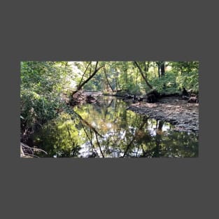 Creek Scenery Landscape Photograph of Beautiful Indian Creek T-Shirt