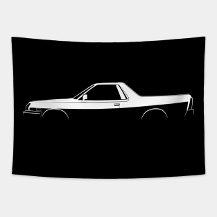 Subaru Brat Silhouette Tapestry