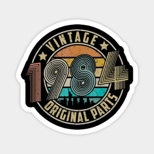 Vintage 1984 Original Parts 36th Birthday Gifts Magnet