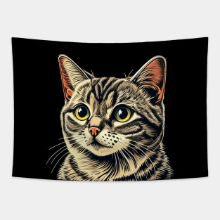 Funny Chonk Meme Cat - Cat Lover Tapestry