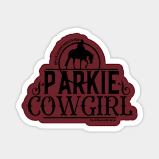 Parkie Cowgirl Magnet