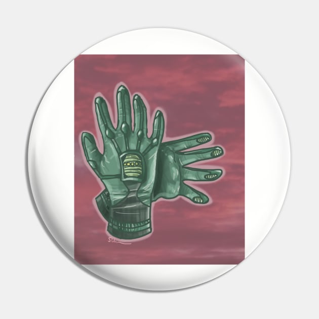 The Gloves Pin by The Ostium Network Merch Store