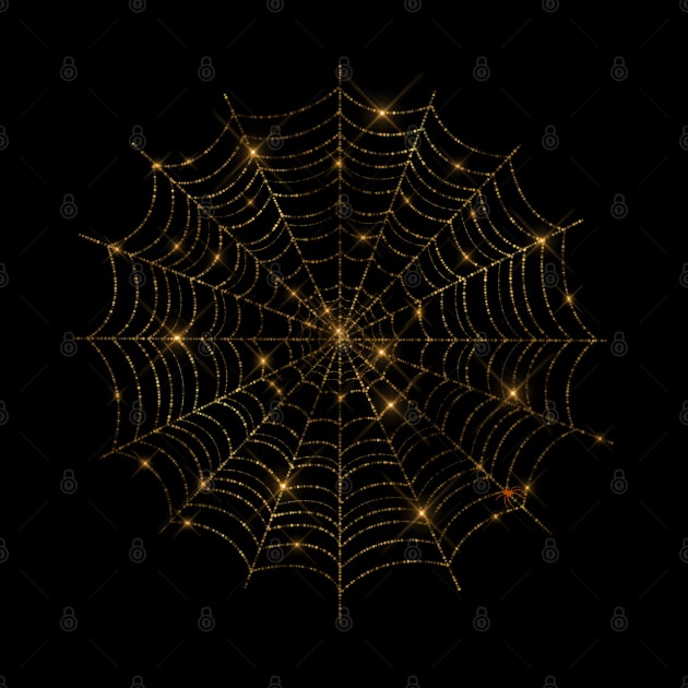 Gold Spiders web by My Tiny Apartment