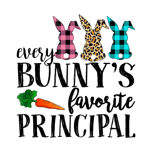 Every Bunny's Favorite Principal Easter Day Leopard Buffalo Bunny by Magazine