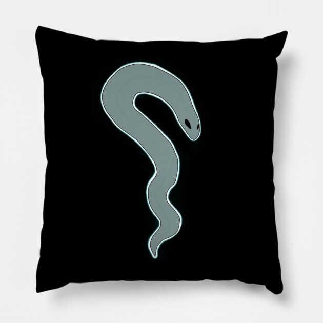 Neon_Eel Pillow by Mega-lodon