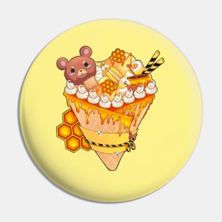 Honey Bear Crepe Pin