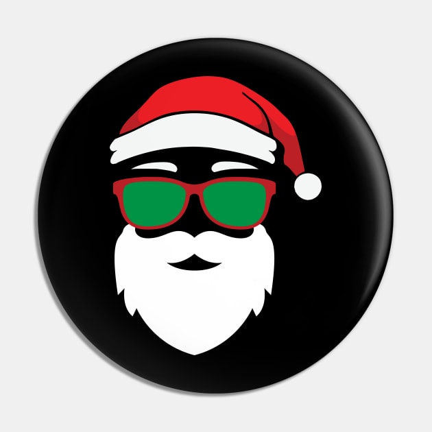 Santa Face Pin by MZeeDesigns