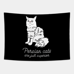 persian cats are just superior Tapestry