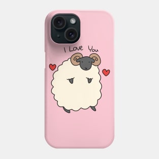 I Love You Ram Phone Case