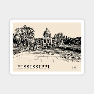 Mississippi State USA Magnet