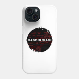 Made In Miami Hoods Born & Raised By Abby Anime (c) Phone Case