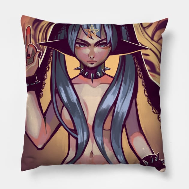 Belcebu Pillow by aoclover22