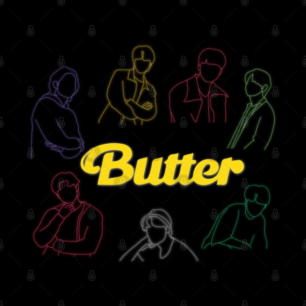 BTS led in the Butter era by MBSdesing 