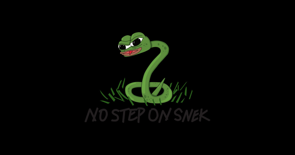 No Step On Snek Apu - Memeshirt - Sticker | TeePublic