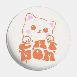 Cat Mom Pin