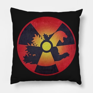 Godzilla Nuclear Symbol Pillow