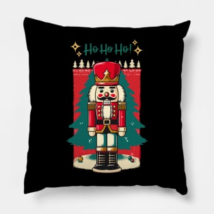 funny christmas nutcracker Pillow