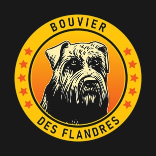 Bouvier des Flandres Dog Portrait T-Shirt