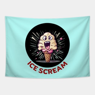 Ice Scream | Ice Cream Pun Tapestry