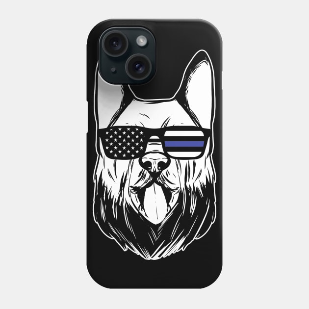Cool Policedog Police Dog Owner Policeman Dogs Phone Case by amango