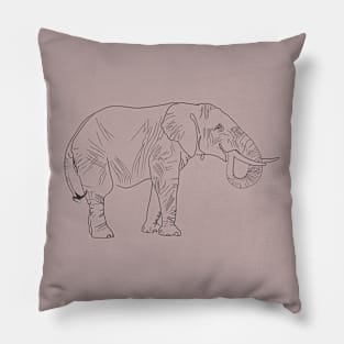 Happy Elephant Pillow