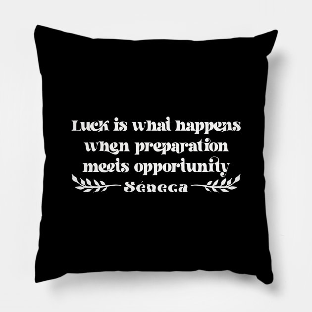 Stoic - Seneca Pillow by Obey Yourself Now