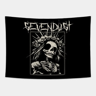 sevendust bride skeleton Tapestry