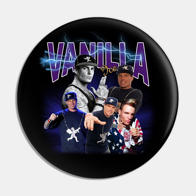 Vanilla Ice Vintage Pin by fancyjan