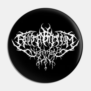 The Riverbottom Black Metal Band Pin