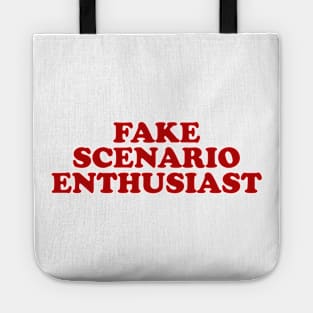 Fake Scenario Enthusiast Top y2k Tote