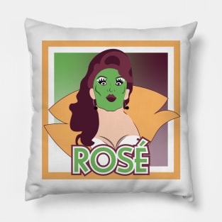 Rosé All Day Pillow