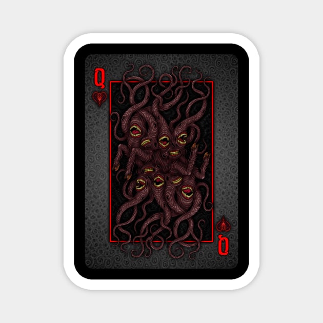 Dark Young Queen of Hearts - Azhmodai 2020 Magnet by azhmodai