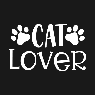 Cat Lover, Cat Paws. Cute Kitty Lover Design. T-Shirt