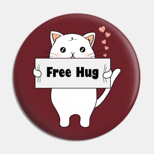 Free Hug Pin