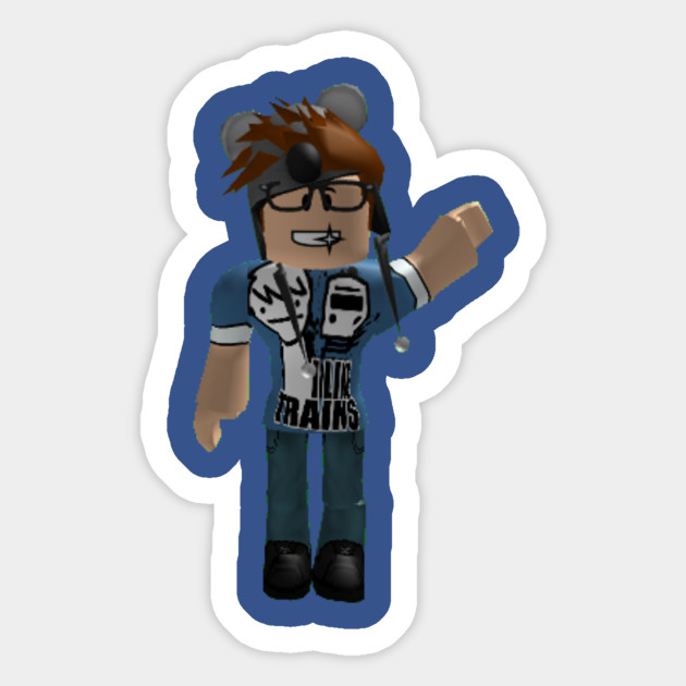 My Roblox Character Roblox Naklejka Teepublic Pl - robux stickers teepublic