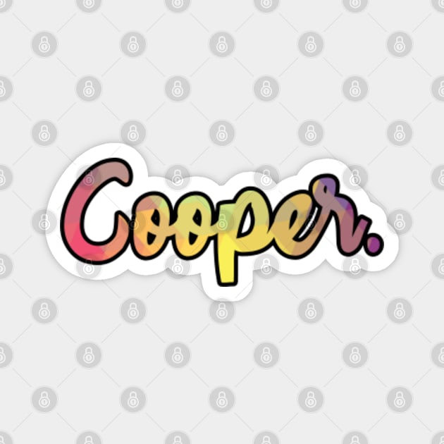 Cool Name Cooper Magnet by Batrisyiaraniafitri